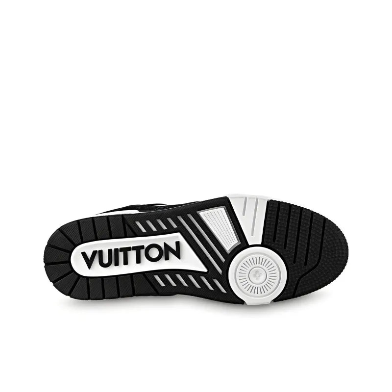 "Black Grained Calf Leather"
