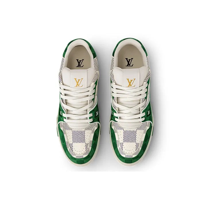 Green Damier Canvas