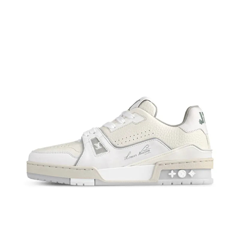 White Grained Calf Leather