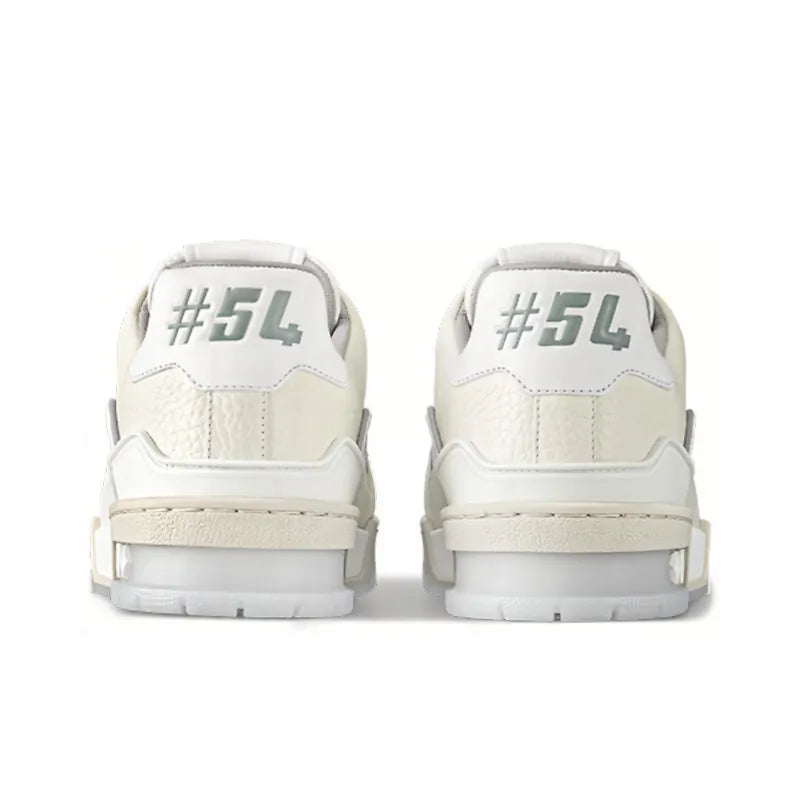 White Grained Calf Leather