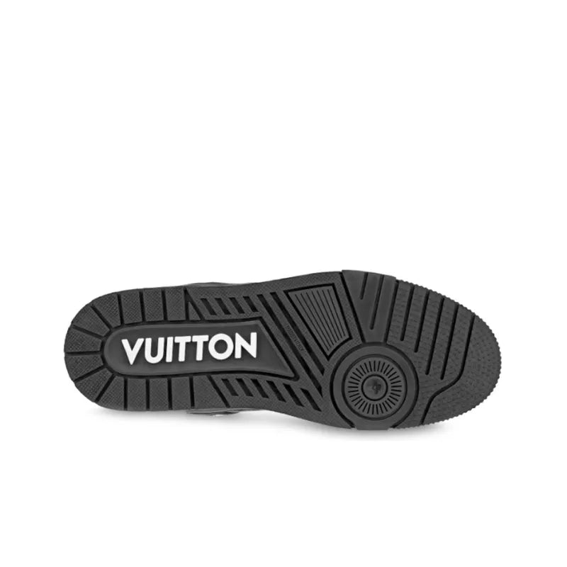 "Black Grained Calf Leather"