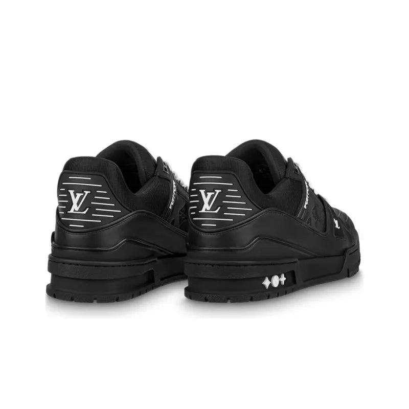 "Black Grained Calf Leather"