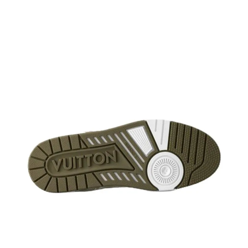 "Khaki Monogram Denim"