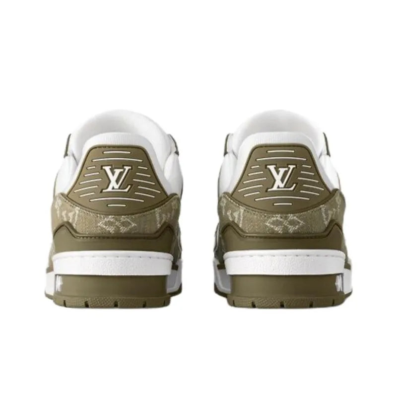 "Khaki Monogram Denim"