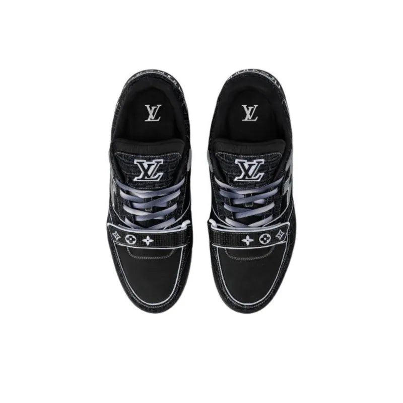 Black Monogram Denim
