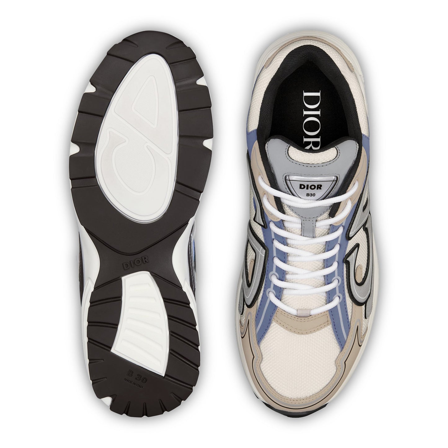 "Cream Beige Blue Grey"