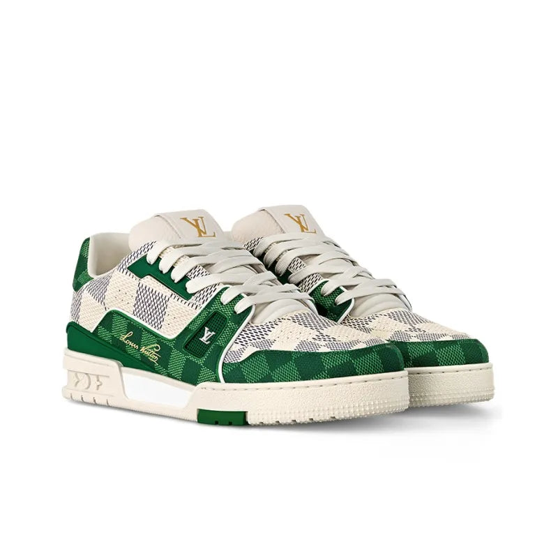 Green Damier Canvas