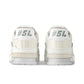 White Grained Calf Leather