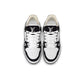"Black Monogram Denim & White Leather"