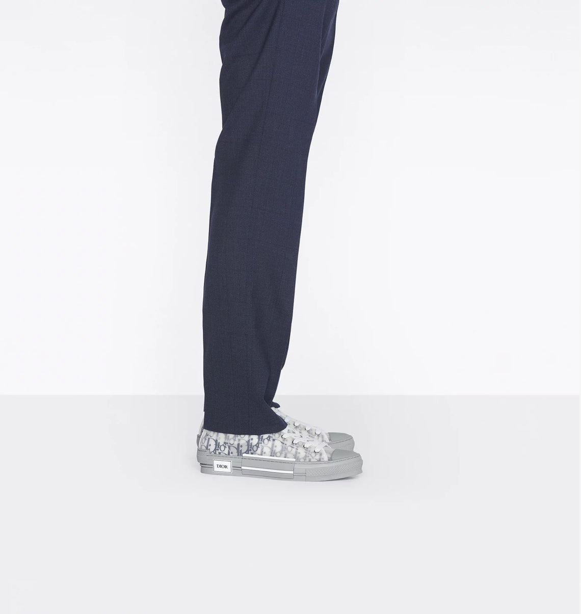 'White and Navy Blue'