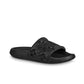LOUIS VUITTON Waterfront Slide Slippers Men's Black - Banlieue91