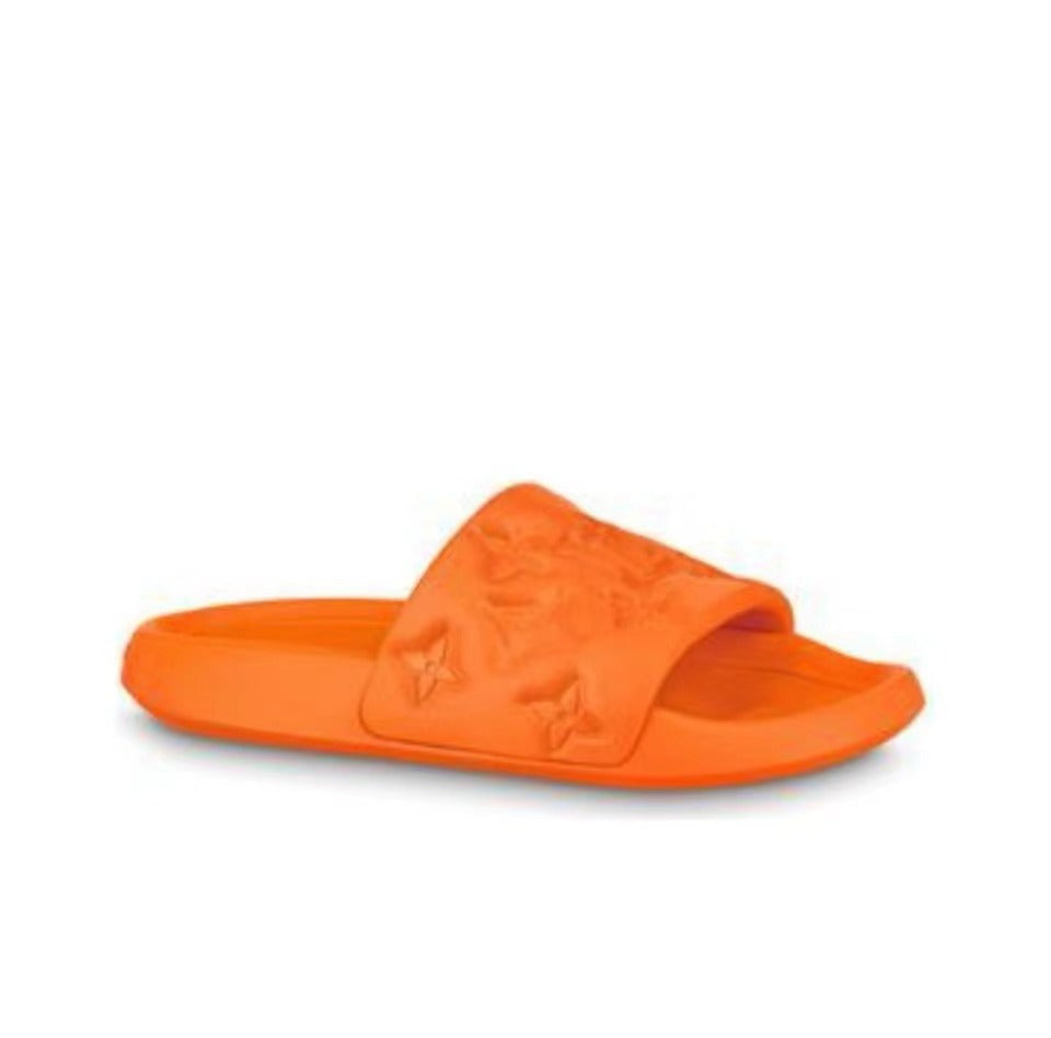 LOUIS VUITTON Waterfront Slide Slippers Men's Orange - Banlieue91
