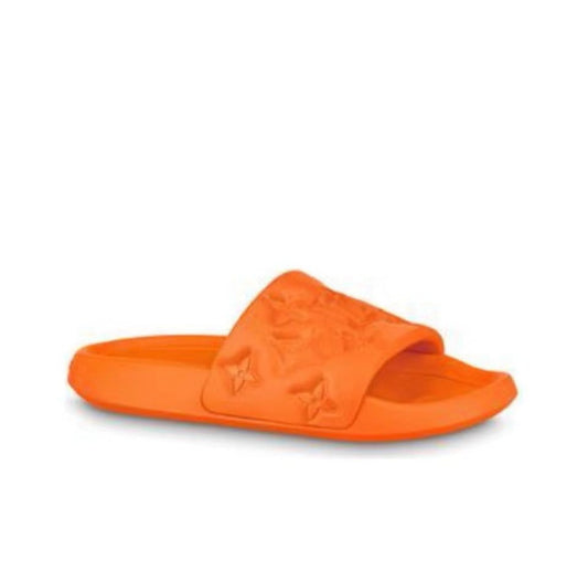 LOUIS VUITTON Waterfront Slide Slippers Men's Orange - Banlieue91