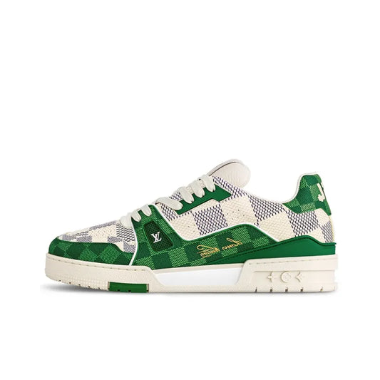 Green Damier Canvas
