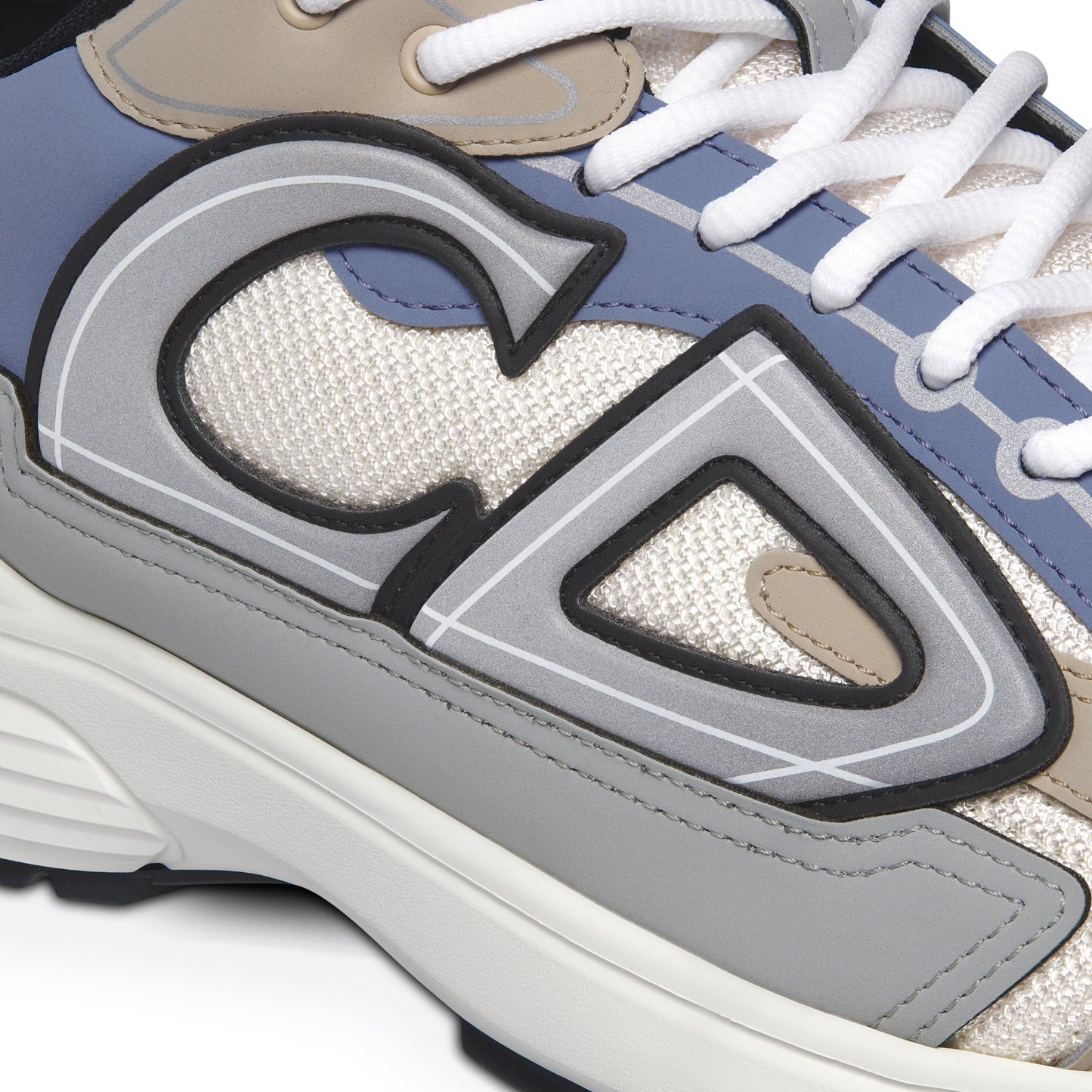 "Cream Beige Blue Grey"