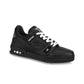 "Black Grained Calf Leather"
