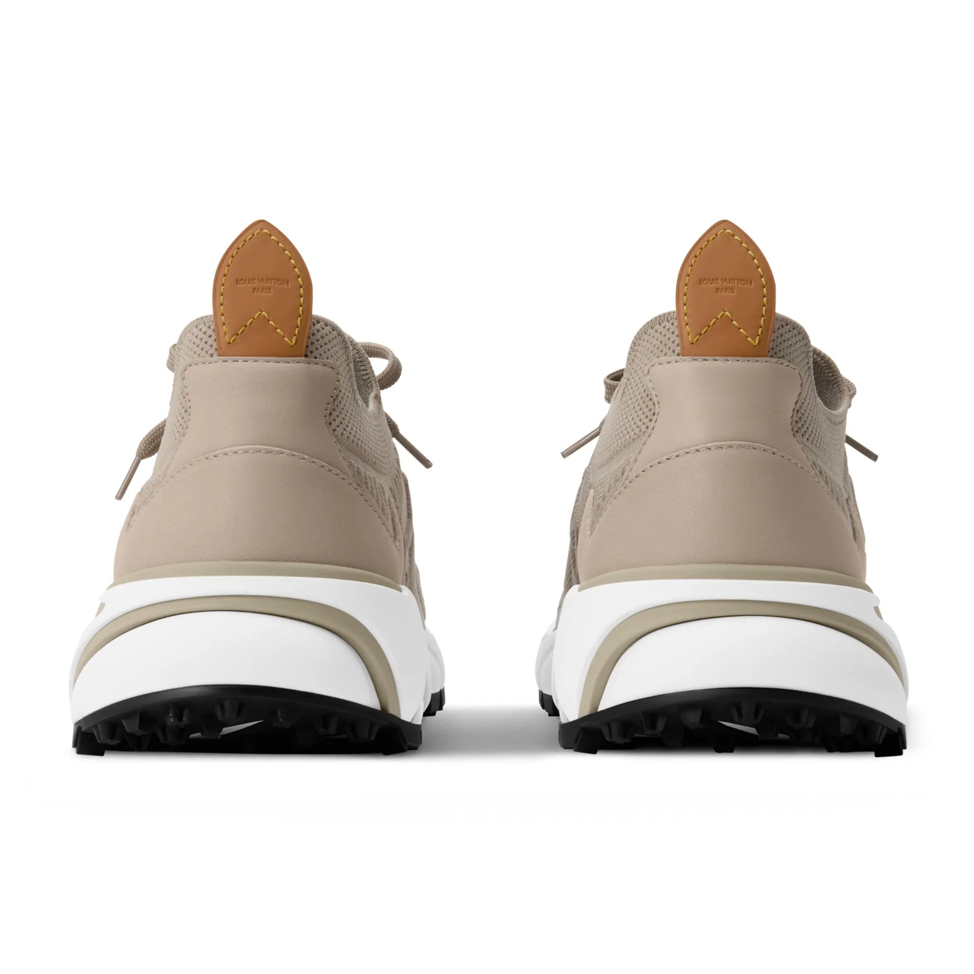Back View of Louis Vuitton LV Runner Tatic Beige Sneaker NVPROD6360116V