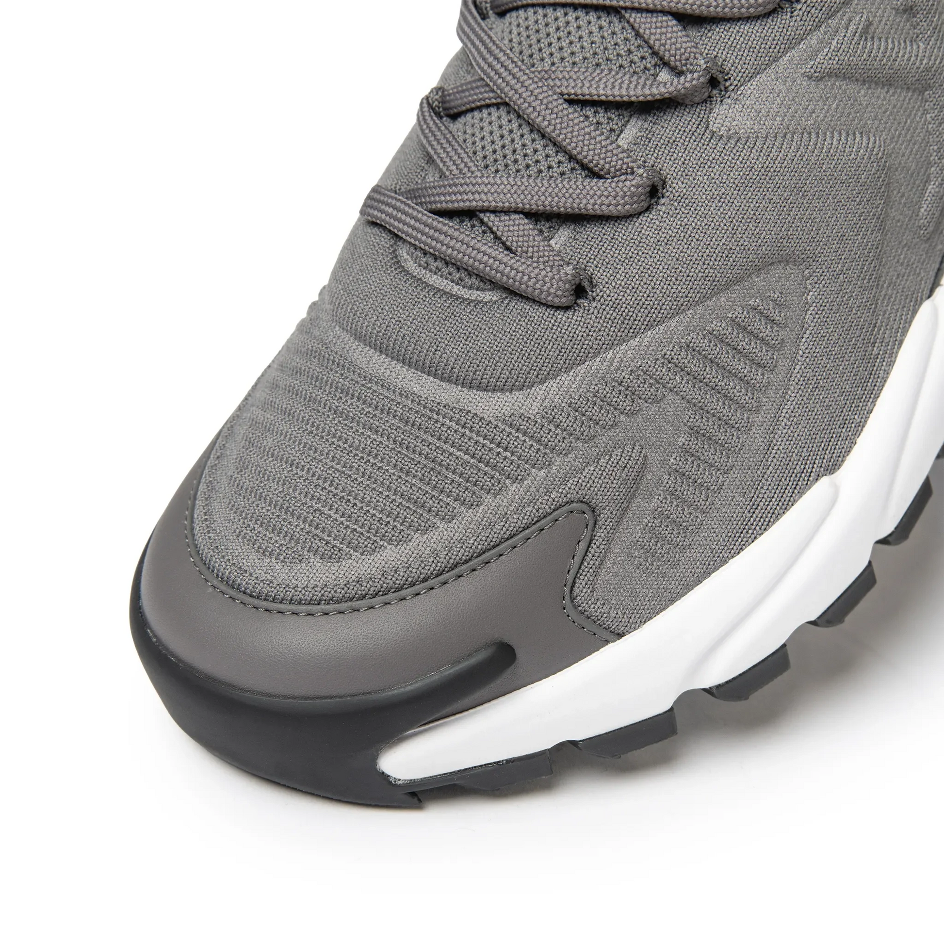 Toe View of Louis Vuitton LV Runner Tatic Grey Sneaker