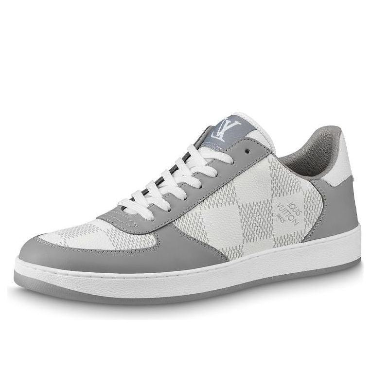 LOUIS VUITTON LV Rivoli Sneakers 'Grey with Plaid' 1A9ZEO - main-square_ba99edb2-c662-4774-8c1a-74f63f64cfc9